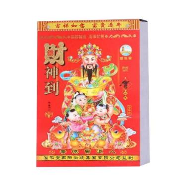 Imagem de Calendário De Parede Destacável Estilo Chinês Tradicional Anos Do Cava