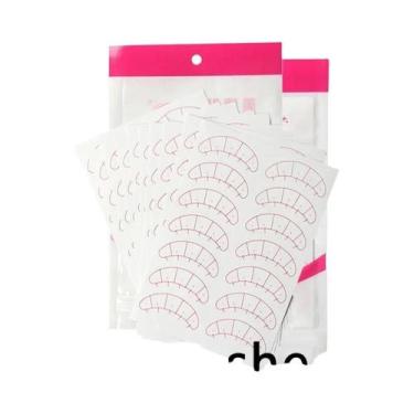 Imagem de 70/140 Pares De Adesivos Para Mapeamento De Cílios, Posicionamento Sob