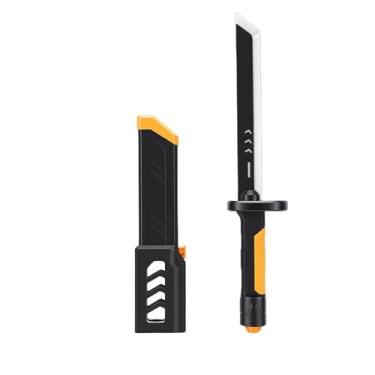 Imagem de Generic Sabre de LED Com Impressionantes Efeitos de Luz Coloridos, Espada de Som, Brinquedo para Festa, Cosplay, Laranja, 16,93 pol.