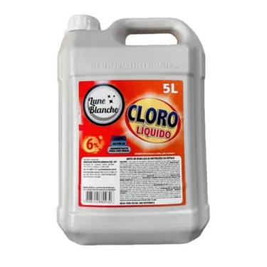 Imagem de Cloro Desinfetante Liquido RC Galão Lune Blanche 5L - RC Produtos De L