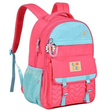 Imagem de Mochila De Costas Escolar  Infantil Luluca Pastel Clio