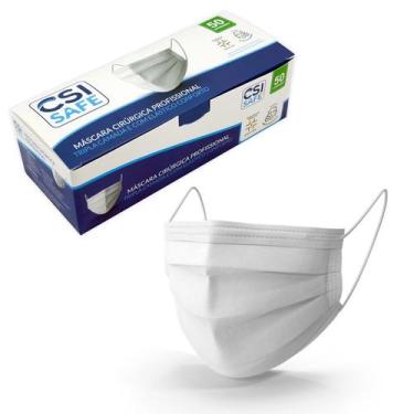Imagem de Máscara Cirúrgica Tripla Profissional CSI - 3 Caixas c/ 50 Unidades - 