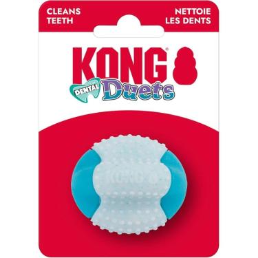 Imagem de Brinquedo Mordedor Bola Kong Dental Duets Ball Para Cães - Xs/sm