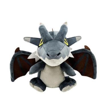 Imagem de Brinquedo de pelúcia Monster Hunter Deformed Black 35x25cm - Taiyuanke