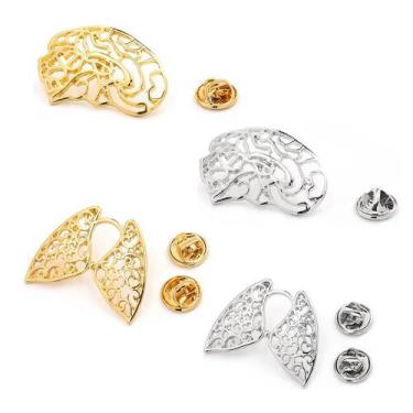 Imagem de Alfinetes de broche, órgão oco, cérebro, pulmão, design, liga dourada 