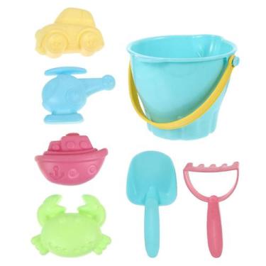 Imagem de Conjunto de brinquedos de praia para crianças, 7 peças de brinquedos a