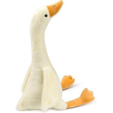 Imagem de Brinquedo de pelúcia Stuffed Animal Swan Soft Smooth Goose de 40 cm - 