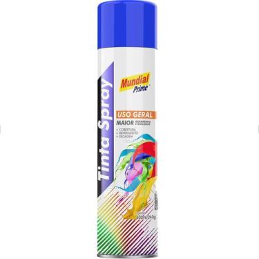 Imagem de Tinta Spray Uso Geral Azul Bandeira 400ml Mundial Prime