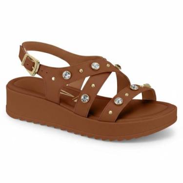 Imagem de Sandália Vizzano Fivela Tratorada Flatform Feminina Confortável Origin