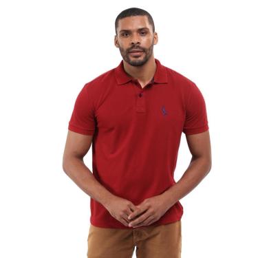 Imagem de Camisa Polo Masculina Piquet Algodão Casual