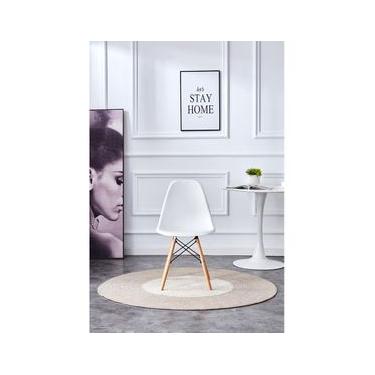Imagem de Cadeira Conthey Eiffel Design Eames Base Madeira Estrutura Metálica