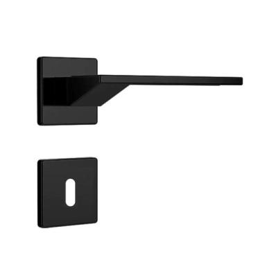 Imagem de Fechadura Interna MZ440 ST2 R204 55mm Roseta Preto Fosco Squadro Desig