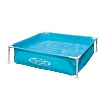 Imagem de Piscina Infantil Armação Metal 342 Litros 122 X 30 Cm Intex, Azul