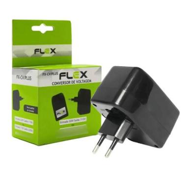 Imagem de Conversor de voltagem 110V-220V ou 220V-110V Até 50W Flex Gold - FlexG