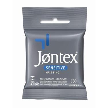 Imagem de Preservativo Jontex Sensitive Com 3 Unidades - RECKIT PERFUMARIA