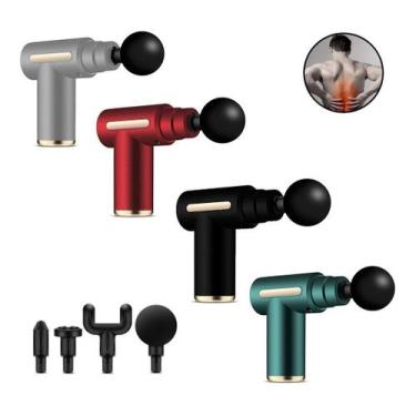 Imagem de Massageador Elétrico Portátil Muscular Pistola Massagem 13cm - TYL, Ve
