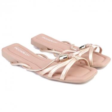 Imagem de Sandália Rasteira Piccadilly 427011, Dourado, 35