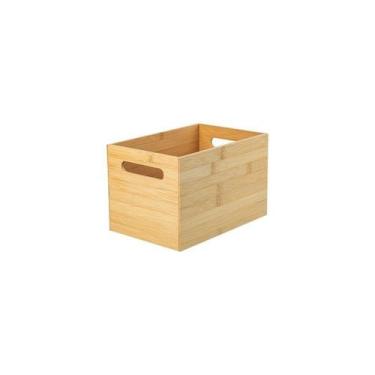 Imagem de Caixa Organizadora Bambu 16 x 24 x 15 cm Martiplast Ou, UNICA
