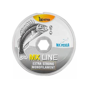Imagem de Linha Monofilamento MX Line 100mts 0,60mm 37,18kg Transparente - MX Pe