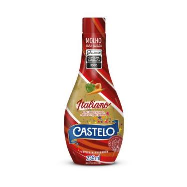 Imagem de Molho para Salada Italiano Castelo Squeeze 236ml