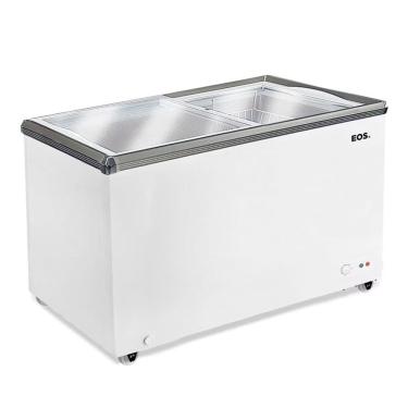 Imagem de Freezer e Conservador Expositor Horizontal EOS 247L 2 Portas de Vidro EEH300XX 220V