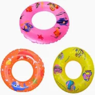 Imagem de Boia Cintura Redonda Infantil Piscina Praia 60cm - TOK KIDS
