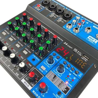 Imagem de Mesa De Som Profissional 6 Canais Dsp 24 Efeitos Mx6t Original MXT Mus