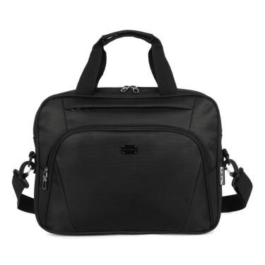 Imagem de Pasta para Notebook Polo King Basic Poliéster 40x30x10cm Preto Masculino