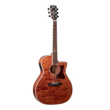 Imagem de Violão cort ga5f-fmh flamed mahogany aço flat