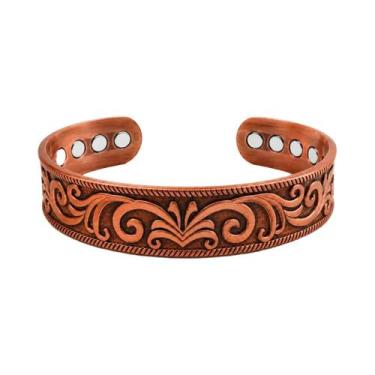 Imagem de Conjunto De Pulseiras De Energia Com Padrão De Anel Duplo Em Cobre Vin