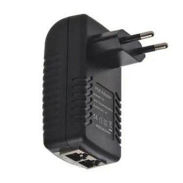 Imagem de Fonte Injetor Poe 48v 0,5a Rj45 Rede Fast 10/100 Bivolt - FASGOLD