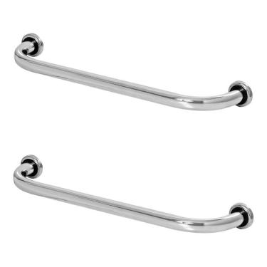 Imagem de Kit 2 Barras De Apoio De Idoso Para Banheiro 80cm
