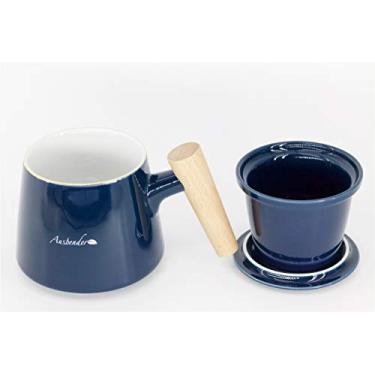 Imagem de Caneca com infusor de chá (azul)