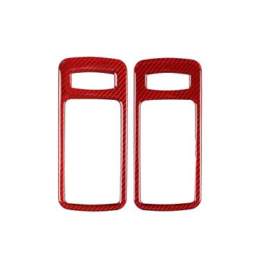 Imagem de FINMOKAL Capa De Acabamento Da Maçaneta Da Porta Interna Em Fibra De Carbono Para Ford Mustang 2009-2013 Preto, Fibra De Carbono