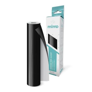 Imagem de Adesivo Vinil Brilho Preto Absoluto Mimo - 23 cm x 2,5 m