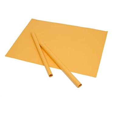 Imagem de PAPEL KRAFT FOLHA 80X120CM 80G OURO PACOTE COM 100