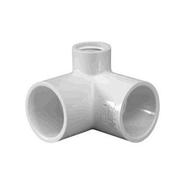 Imagem de Soquete de 13 mm (1/2") x soquete de PVC de 90 graus Cotovelo FNPT Saída lateral