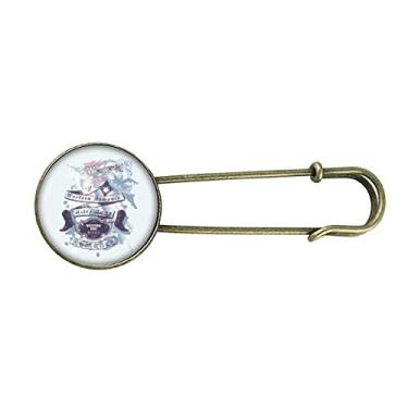 Imagem de Sapatos de salto alto romântico padrão floral broche de metal retrô joia