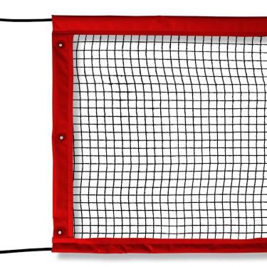 Imagem de Rede Multiuso Zaka Volei Beach Futevolei sem banda lateral Vermelha 9,60m x 1m-Unissex