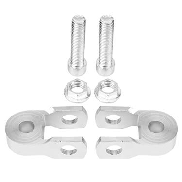 Imagem de Amortecedor de motocicleta universal Suuonee, 2 peças de extensão de altura do amortecedor traseiro de motocicleta universal (com parafuso)