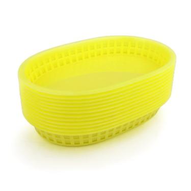 Imagem de New Star Foodservice 44096 Cestas de Comida Rápida, 26 x 18 cm, Conjunto de 36, Amarelo