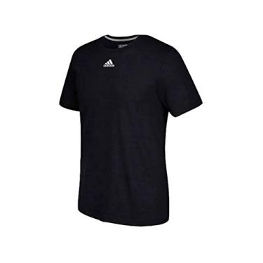 Imagem de adidas Camiseta masculina Go-To-Performance manga curta preto/branco médio
