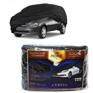 Imagem de Capa Couro para cobrir carros compatível Chevrolet Corsa Sedan Impermeável Forrada (M309)