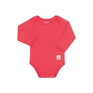 Imagem de Body para Bebê com Proteção Solar UV 50+ Manga Longa Orange Vitho