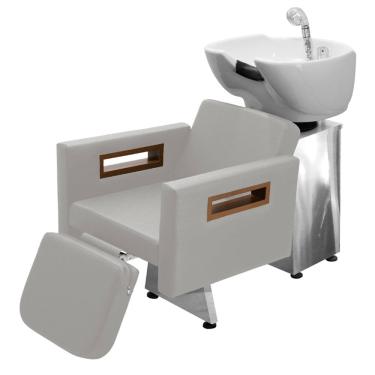 Imagem de Lavatório de Cabeleireiro Tunísia C/Ap Base Inox