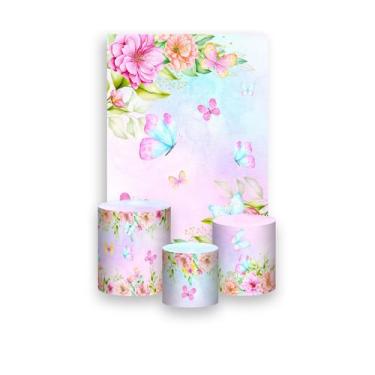 Imagem de Painel De Festa Vertical 1,50 x 2,20 + Trio De Capas Cilindro - Borbol