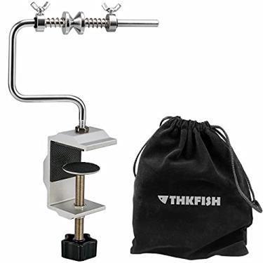 Imagem de THKFISH Carretel de linha de pesca - ajustável, estável, portátil com grampo - estilo A-Long