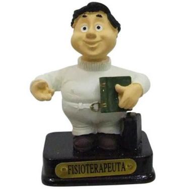 Imagem de Boneco Profissional Fisioterapeuta Miniatura Decoração 8cm - Zona Livr