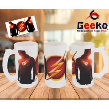 Imagem de Caneca de Chopp The Flash Geeko, Jateada, 500ml