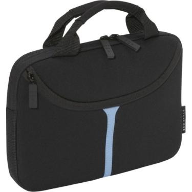 Imagem de EcoStyle Capa de neoprene para netbook de 10,2 polegadas - preta/azul (EEMB-BL10)